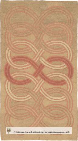 Infinity, Swedish Pile carpet, China, circa 2008, 7'2" x 4'0", ref 16947